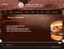 Tablet Screenshot of plymouthbeef.com